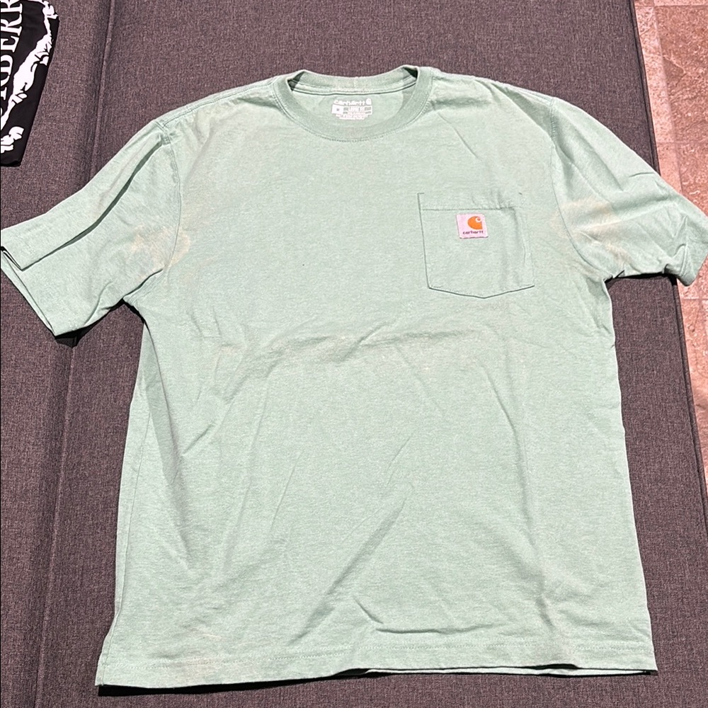 Carhartt Men's Green Pocket T-Shirt